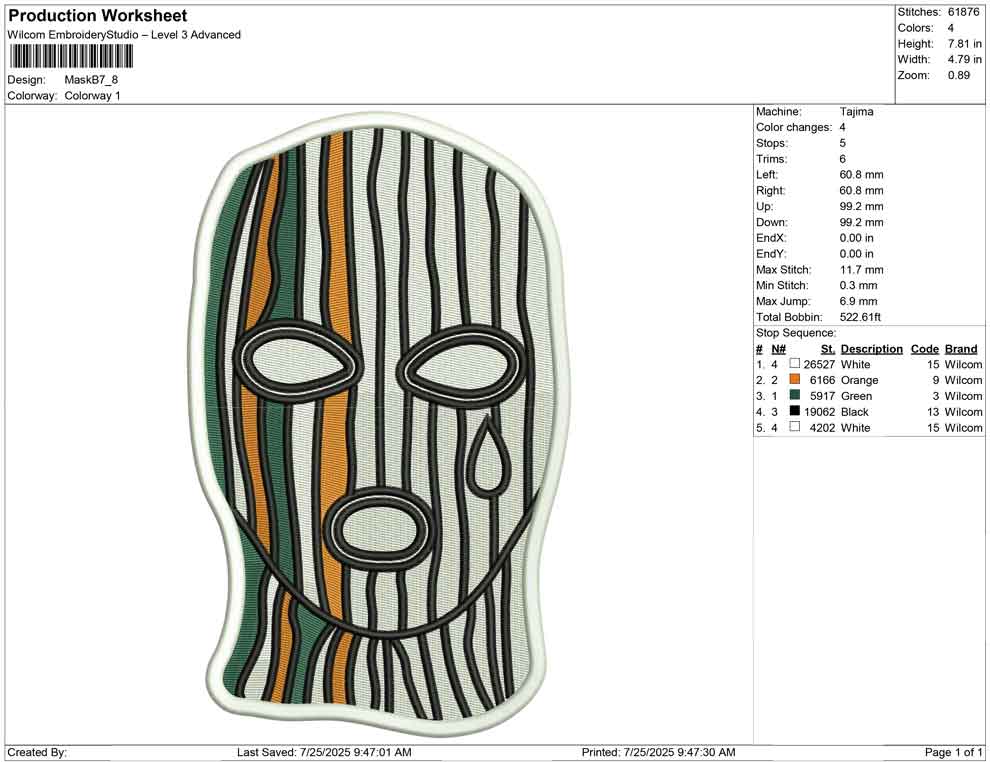 Mask B