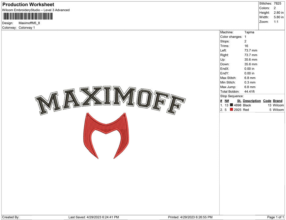 Maximoff M