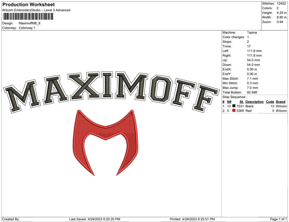 Maximoff M