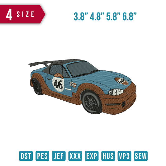 Mazda Gulf Miata Car