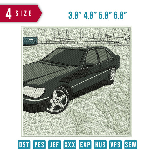 Mercedes Benz W140 Potrait