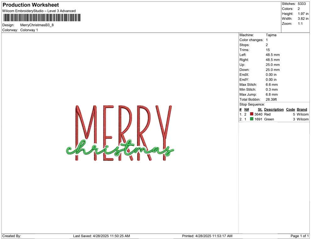 Merry Christmas B