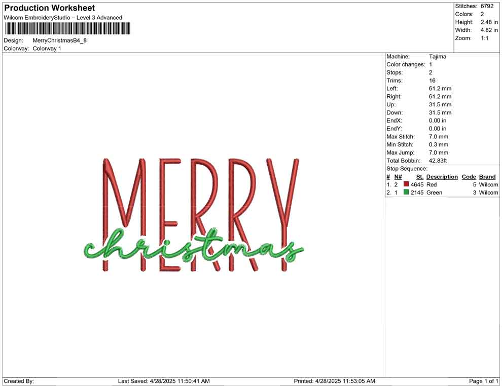 Merry Christmas B