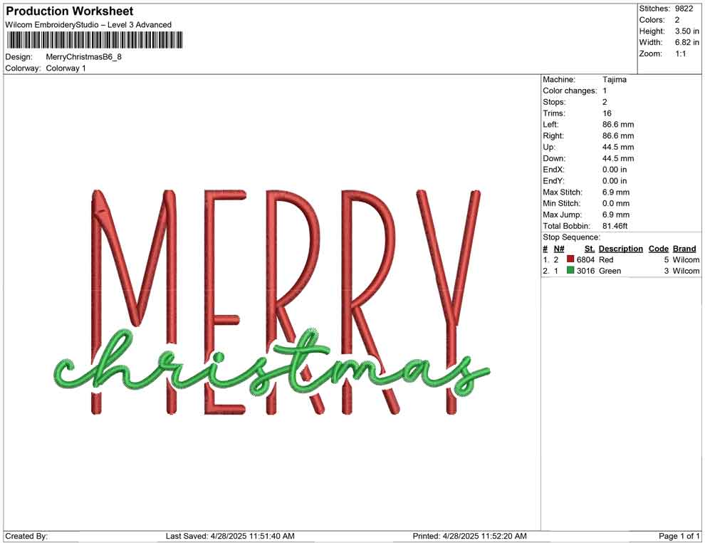 Merry Christmas B