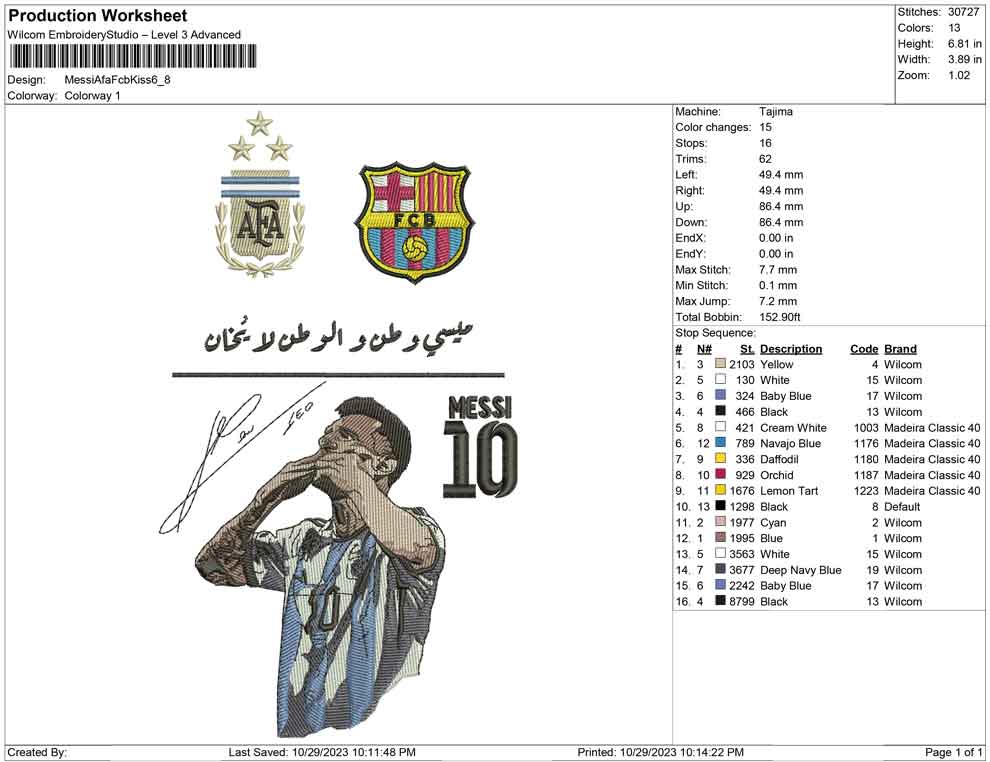 messi Afa fcb kiss