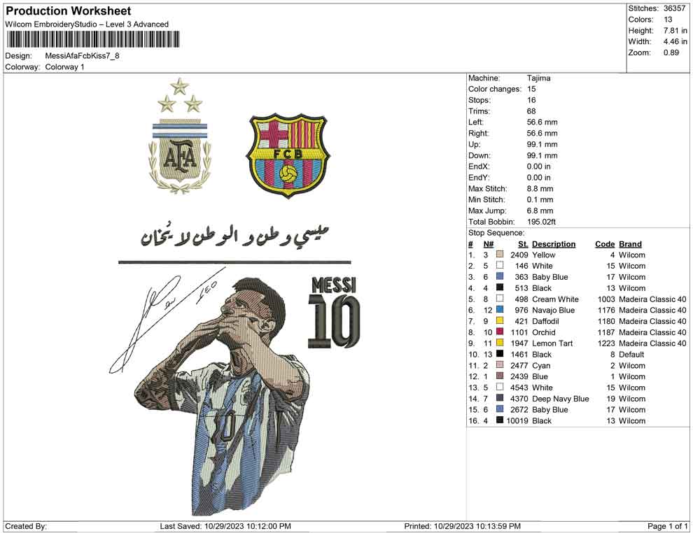 messi Afa fcb kiss