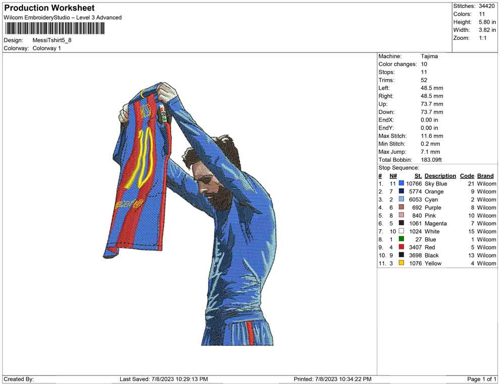 messi lifted shirt