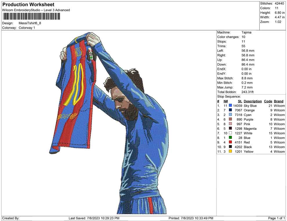 messi lifted shirt