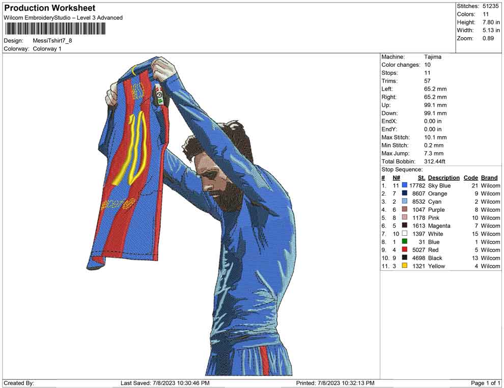 messi lifted shirt