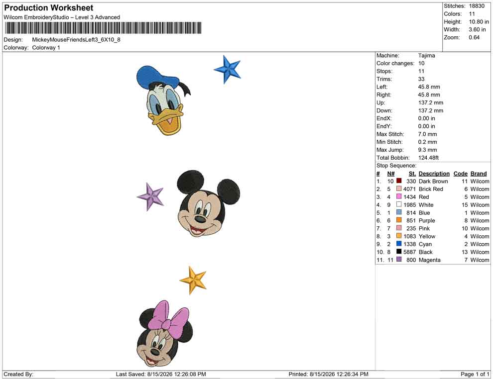 Mickey Mouse Friends Left