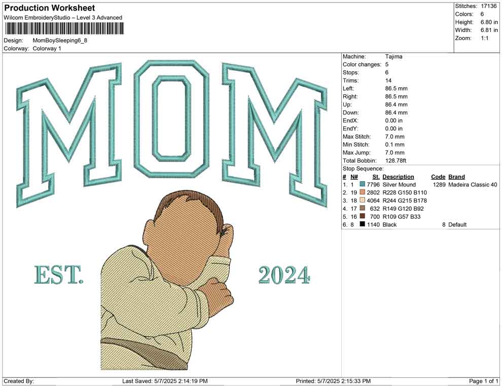 Mom Boy Sleeping