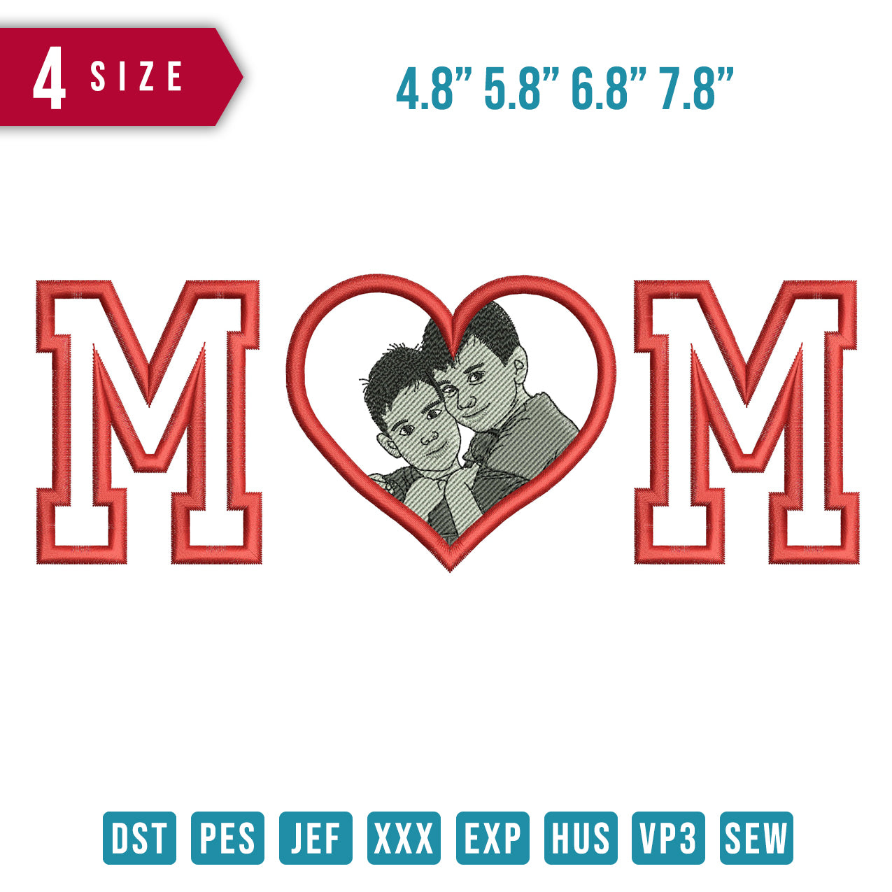 Mom Love Applique