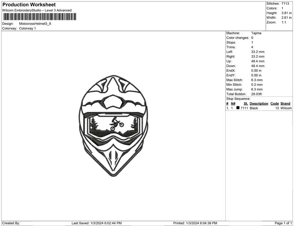 Motocross Helmet