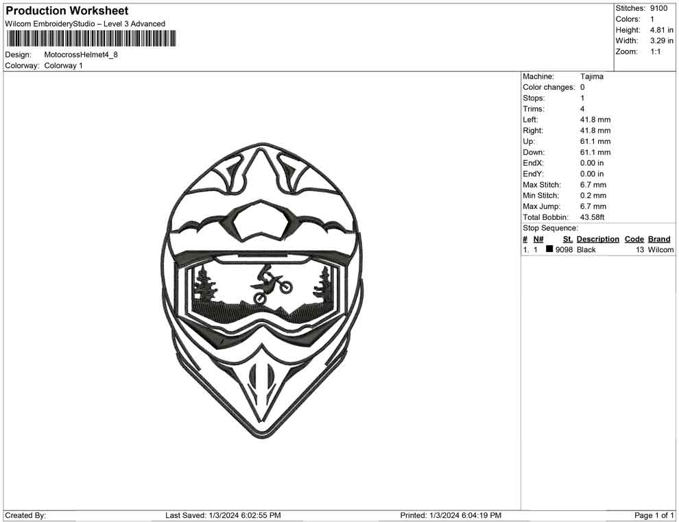 Motocross Helmet