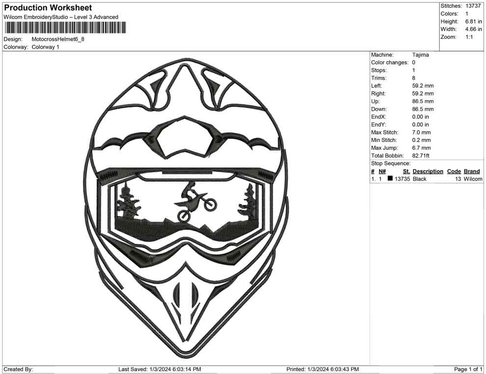 Motocross Helmet
