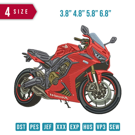 Moto red Honda