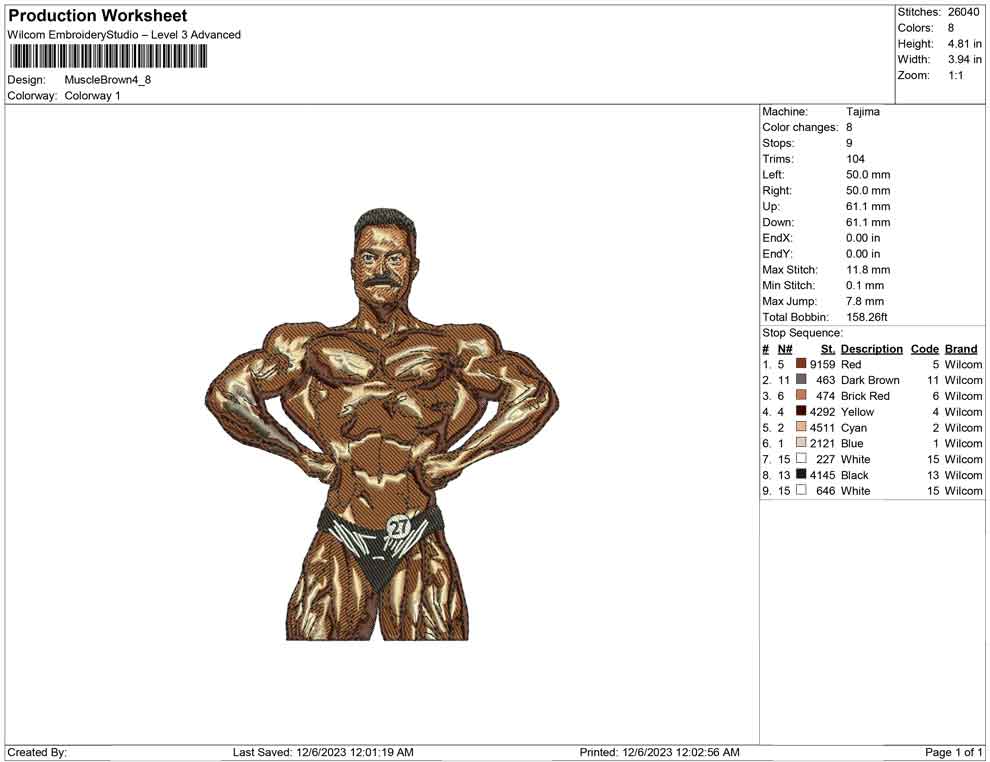 Muscle brown