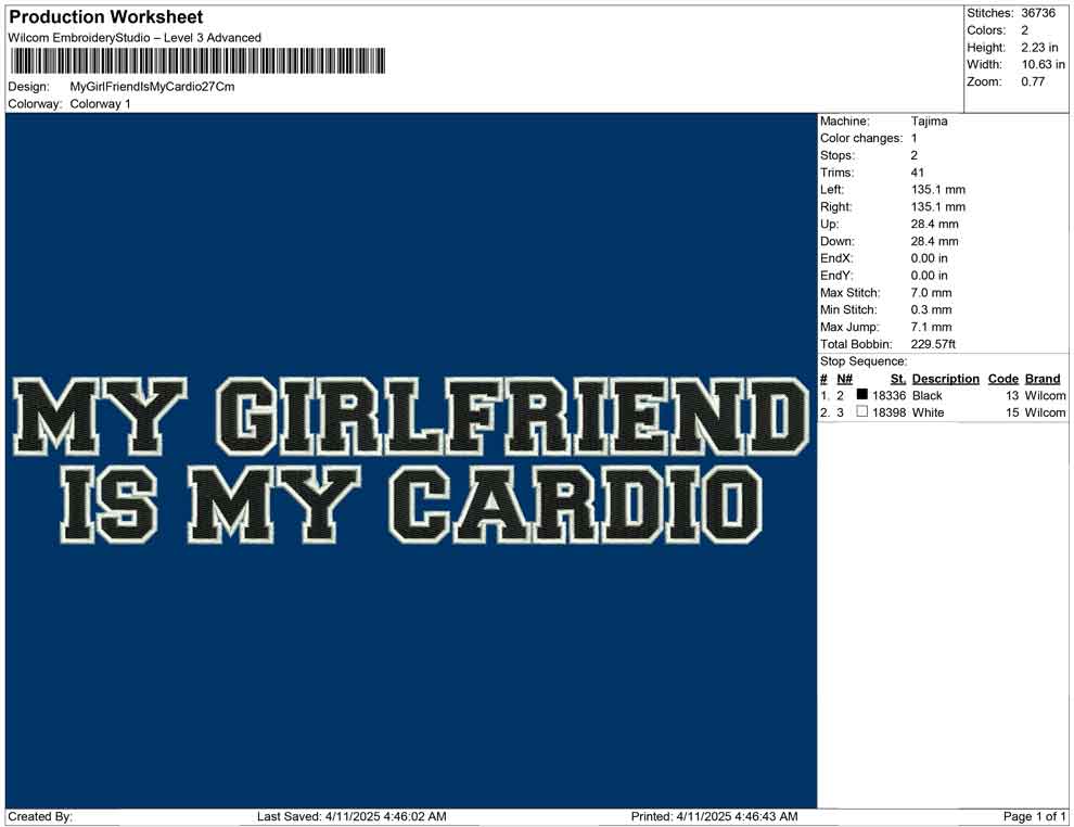 My Girl Friend Is My Cardio