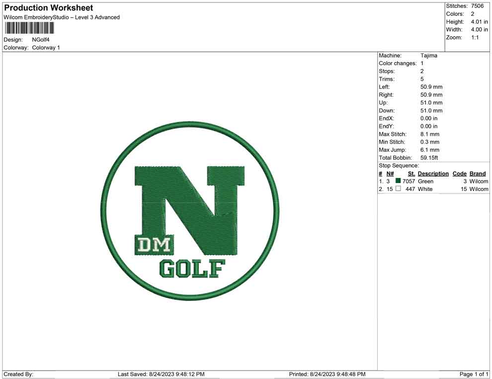 NGolf logo