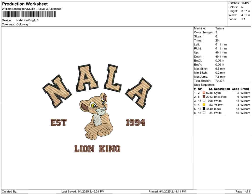 Nala Lion King