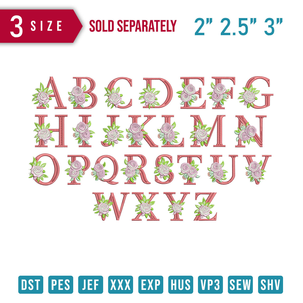 New Roman Flower Font