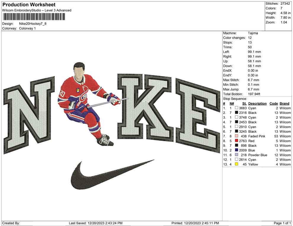 Nike 20 hockey