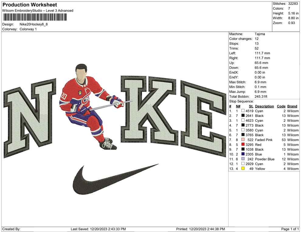 Nike 20 hockey