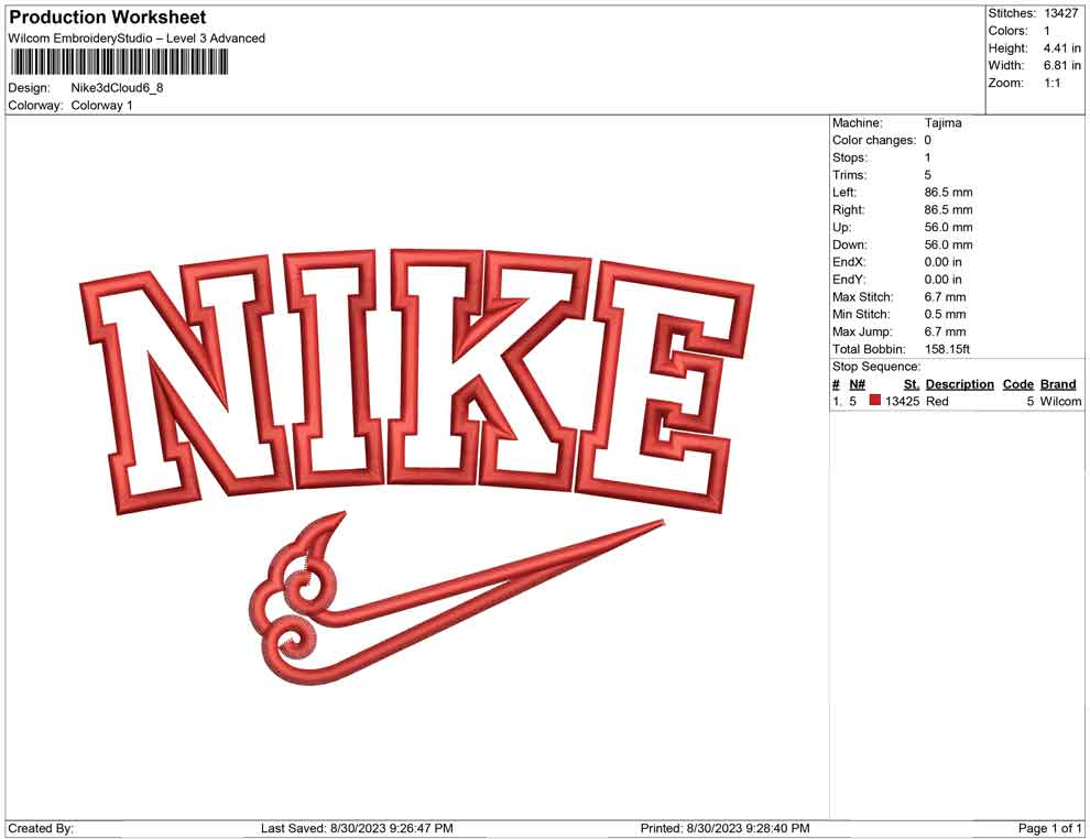 Nike 3d Cloud