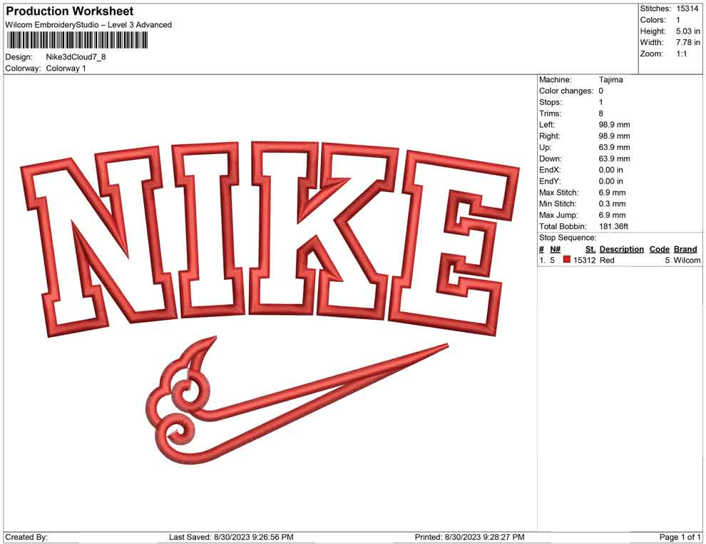 Nike 3d Cloud