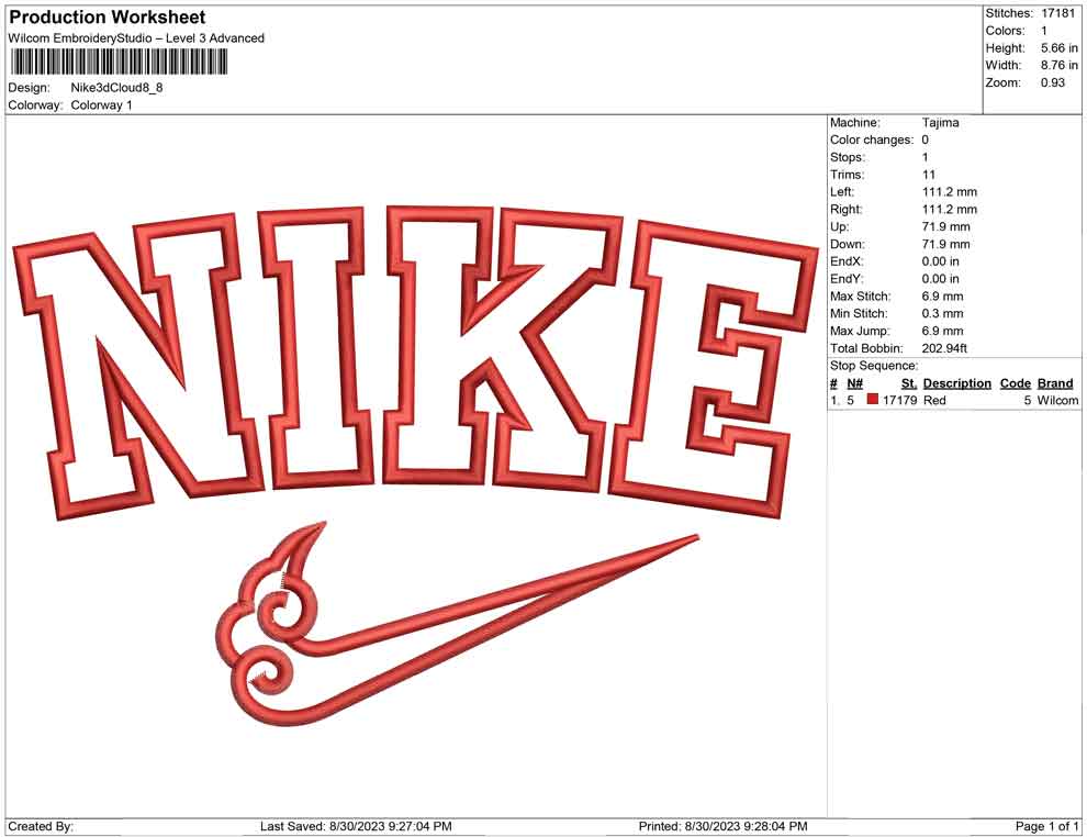 Nike 3d Cloud
