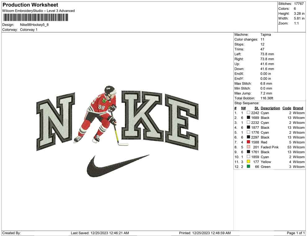 Nike 98 hockey