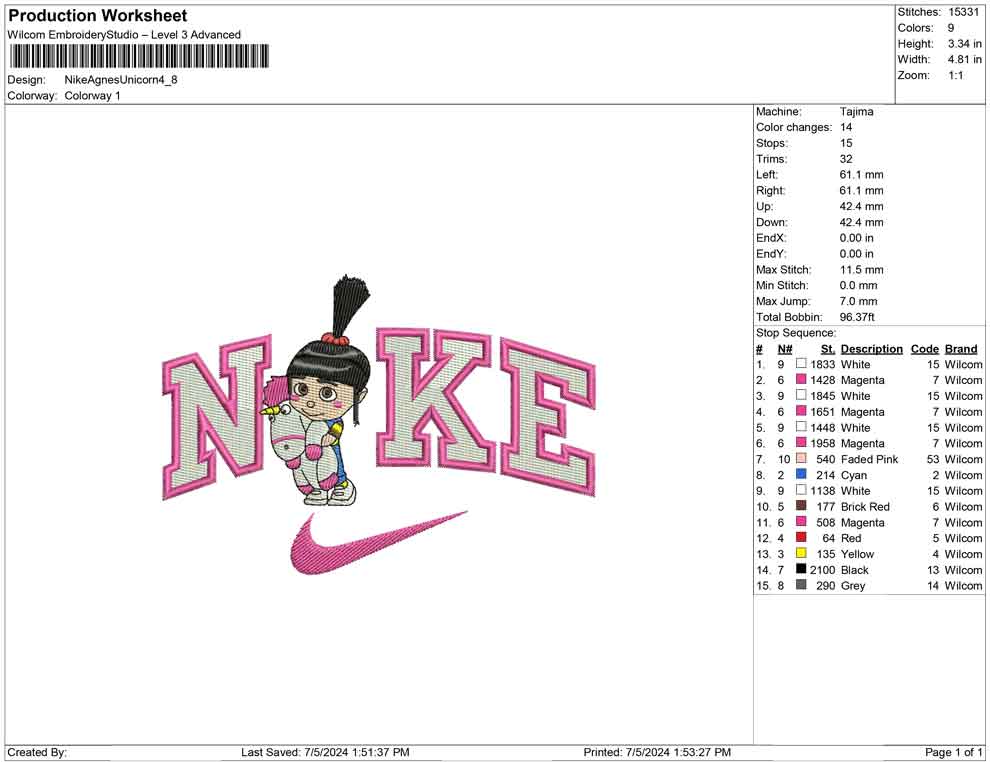 Nike Agnes Unicorn
