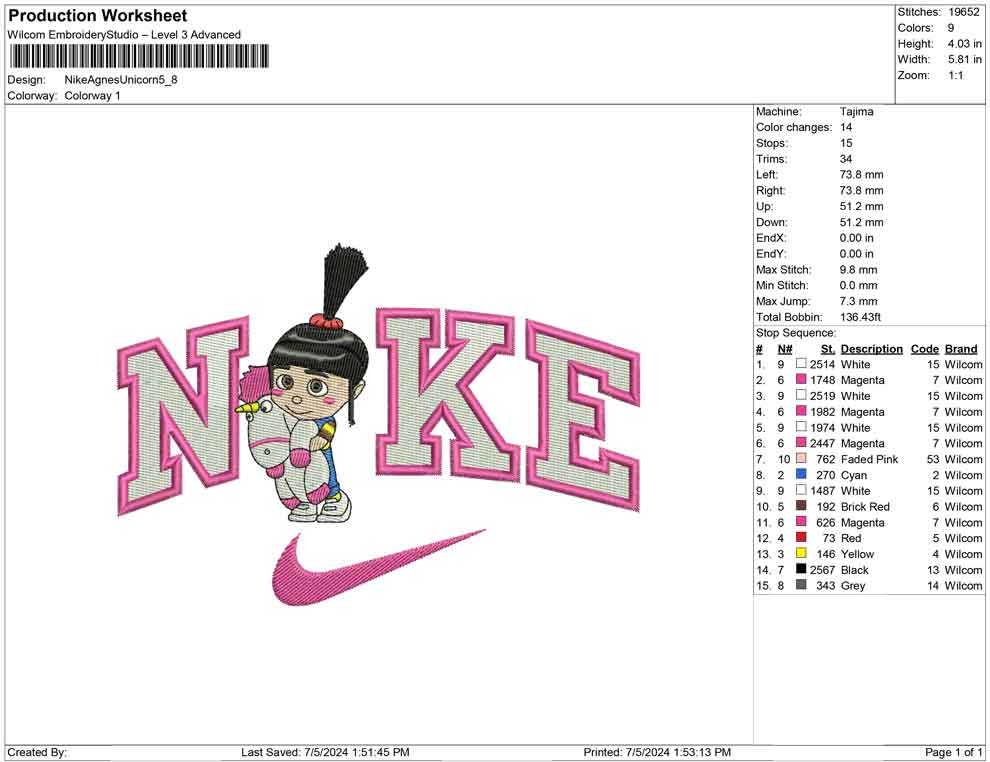Nike Agnes Unicorn