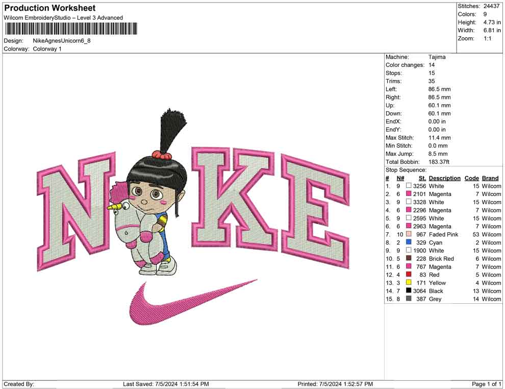 Nike Agnes Unicorn