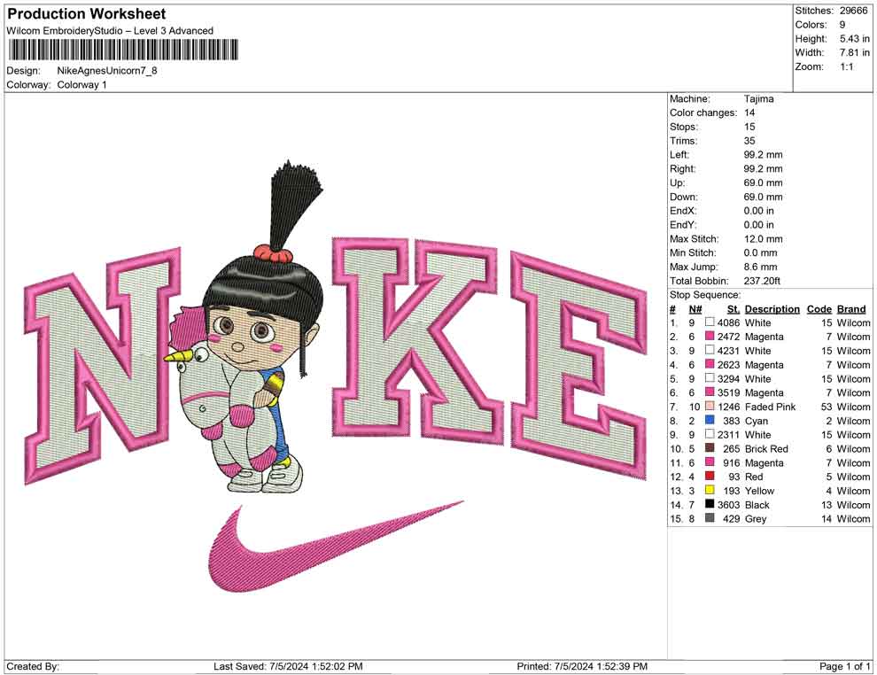 Nike Agnes Unicorn