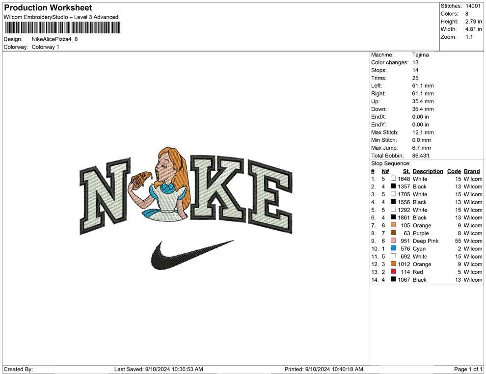 Nike Alice Pizza