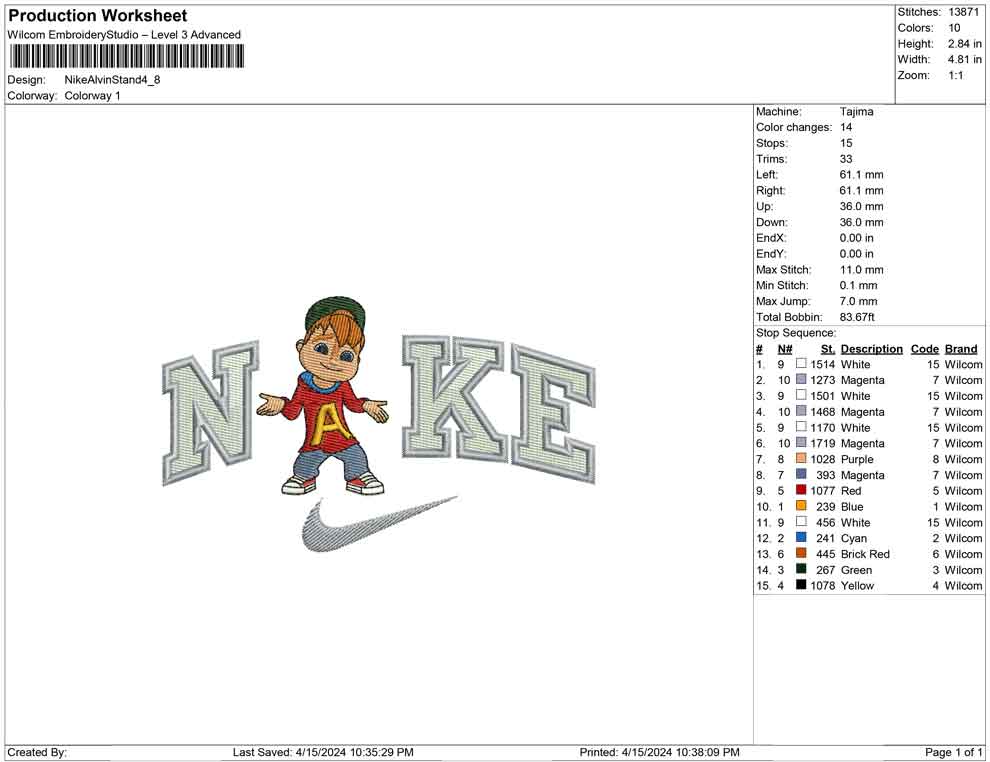 Nike Alvin Stand