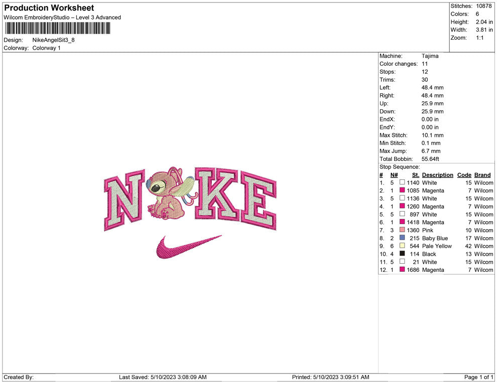 Nike Angel Stitch Sit