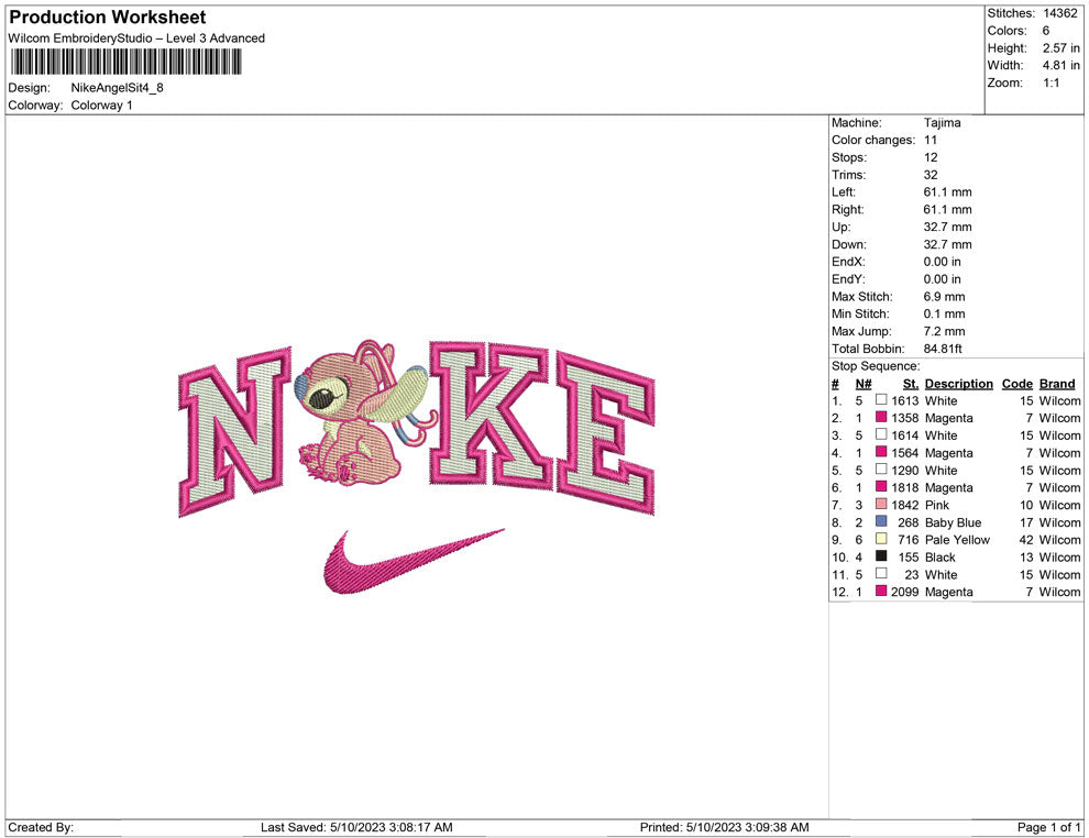 Nike Angel Stitch Sit