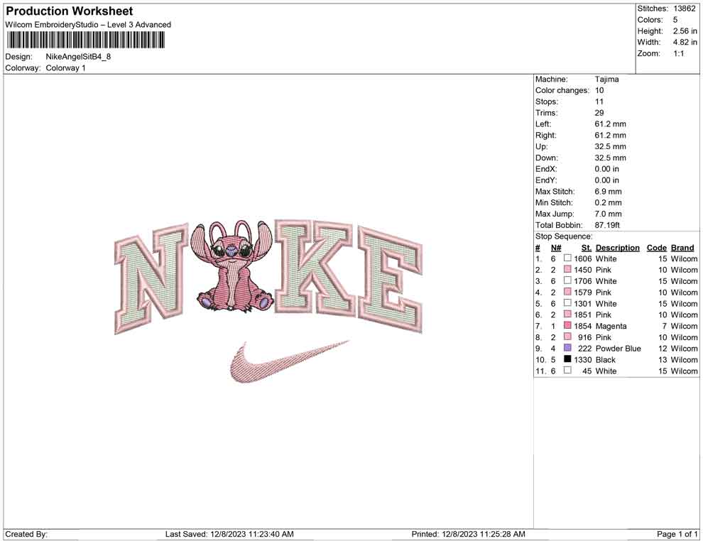 Nike Angel Sit B