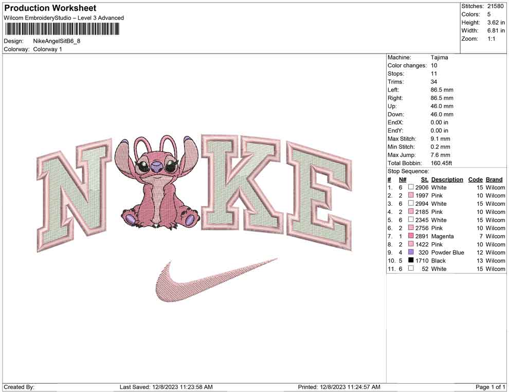 Nike Angel Sit B
