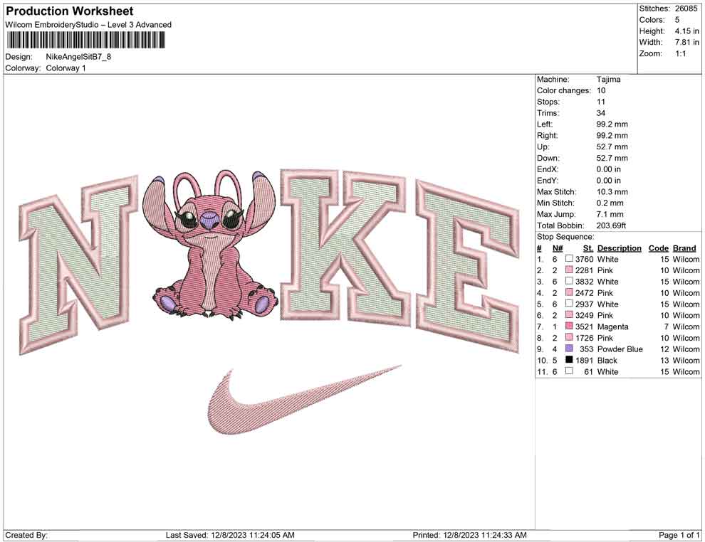Nike Angel Sit B