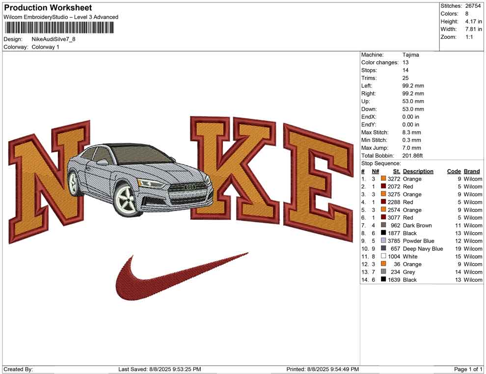 Nike Audi Silver