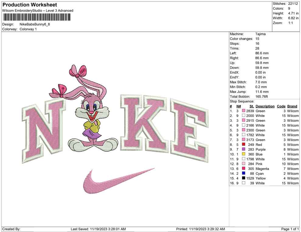 Nike Babs Bunny