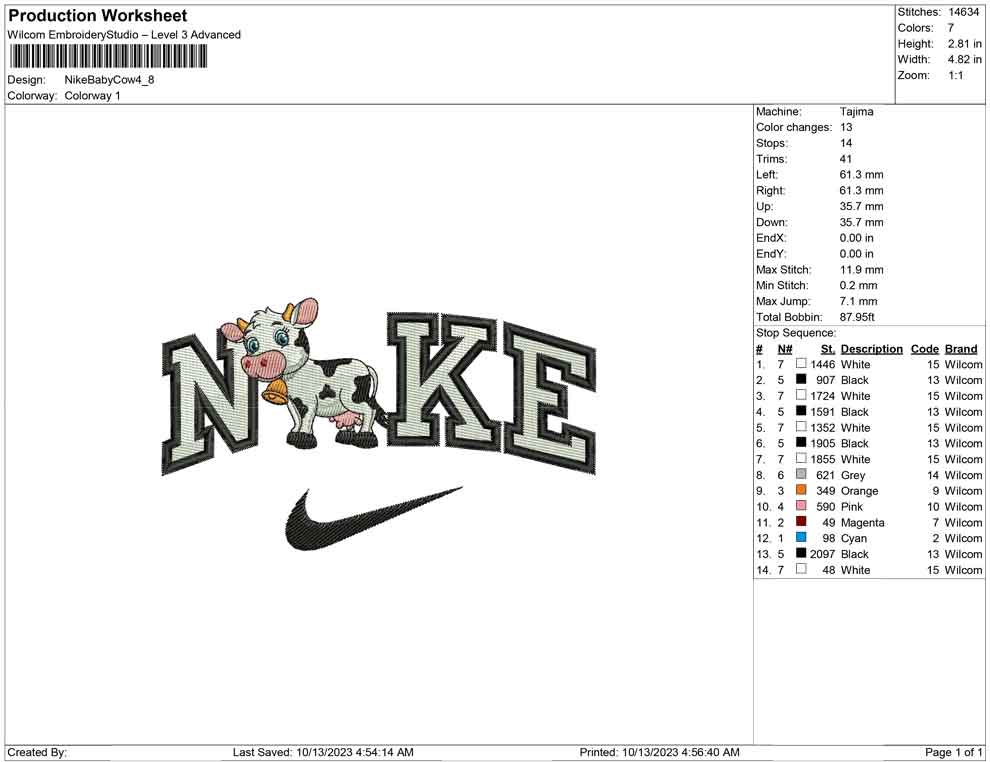 Nike Baby Cow