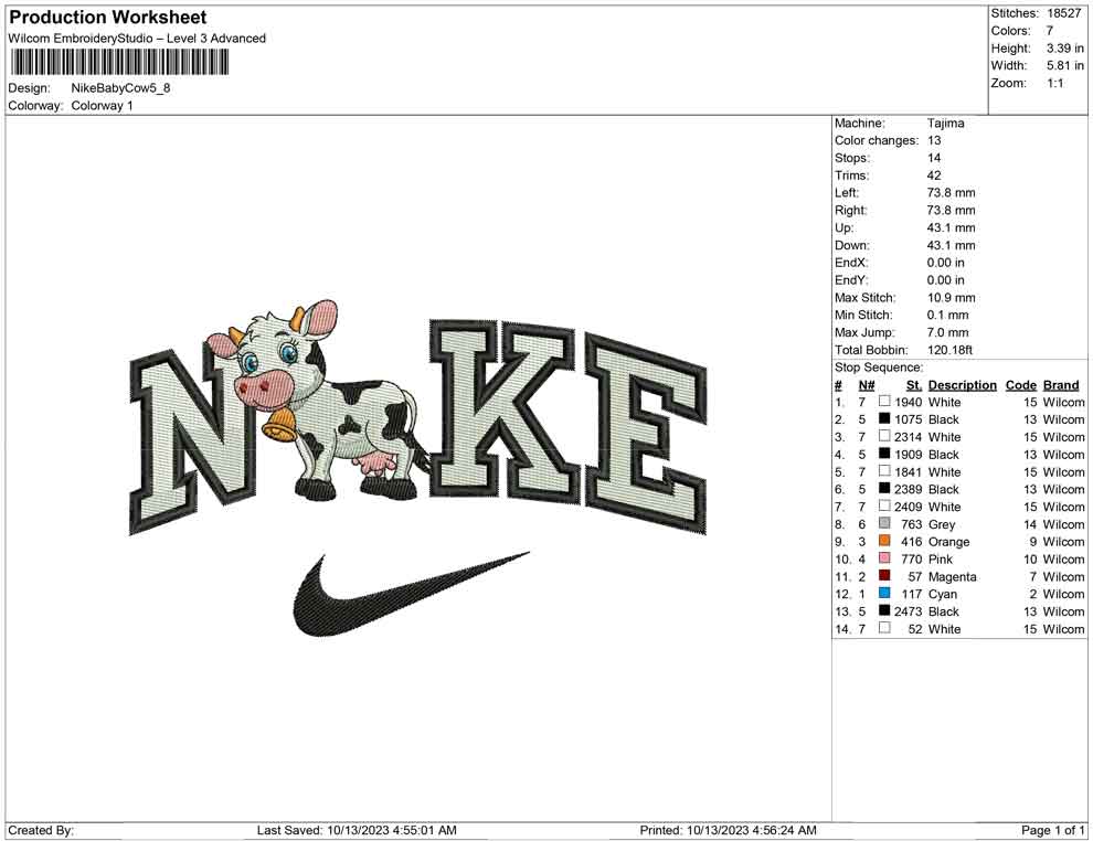 Nike Baby Cow