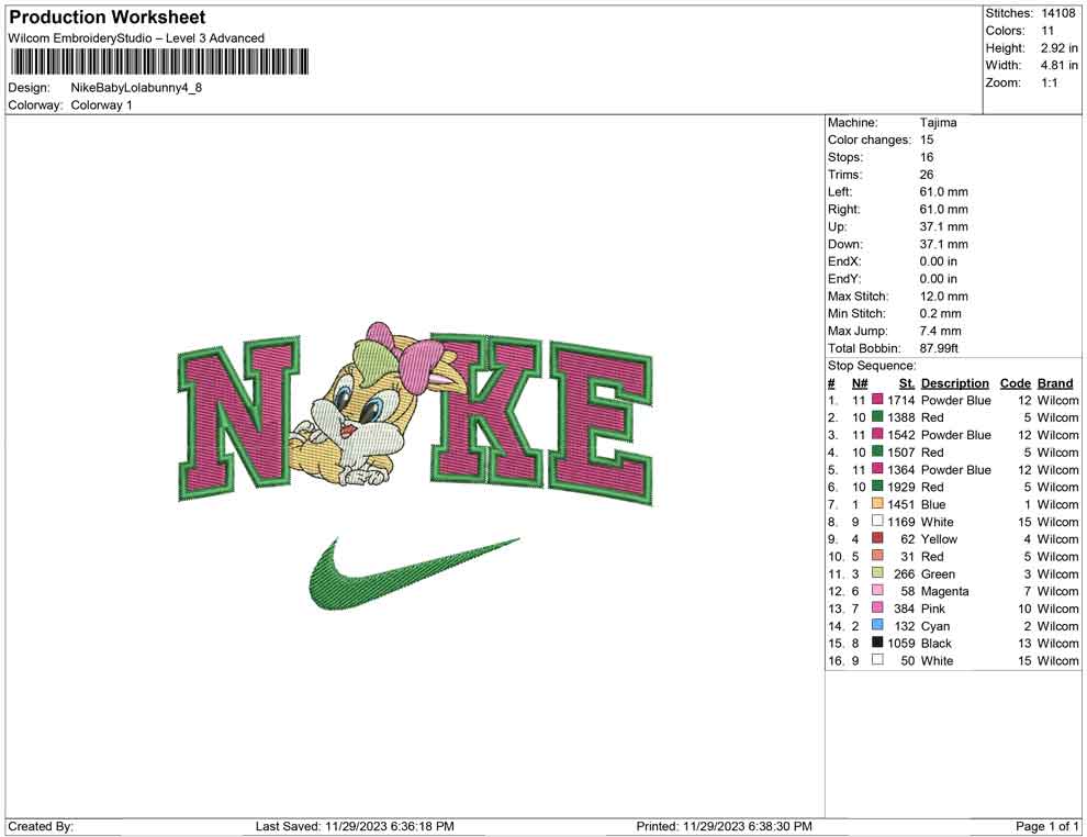 Nike Baby Lola bunny