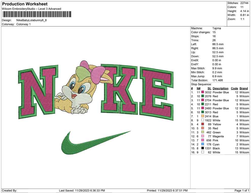 Nike Baby Lola bunny