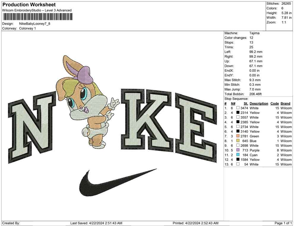 Nike Baby Looney