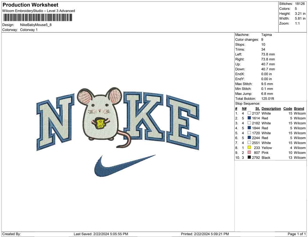Nike Baby Mouse